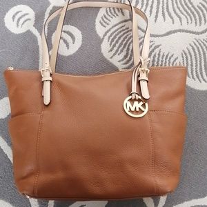 Michael kors brown tote bag